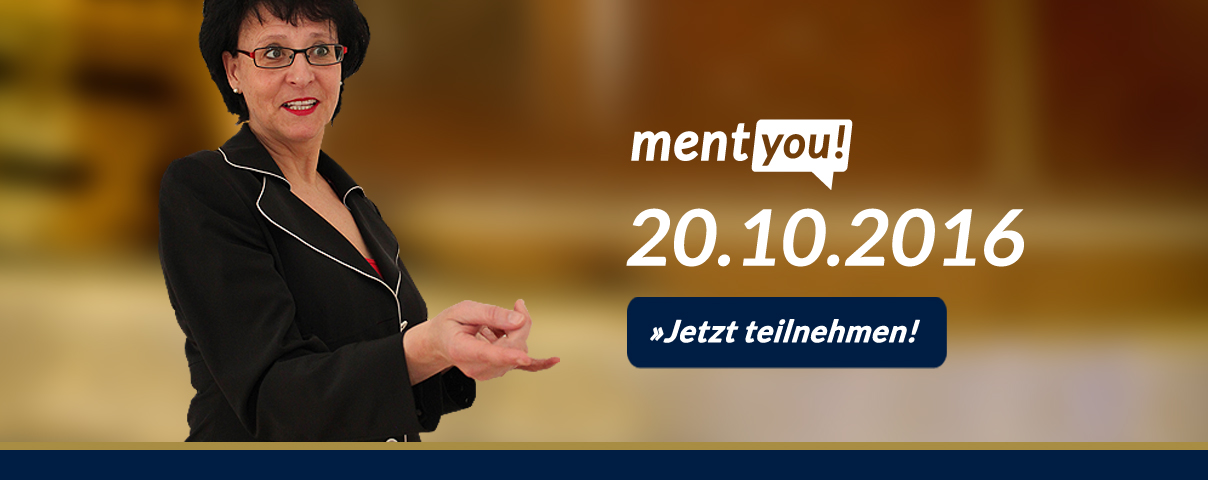 Ment-you! Knowhow & Networking Event am 22.10.2016