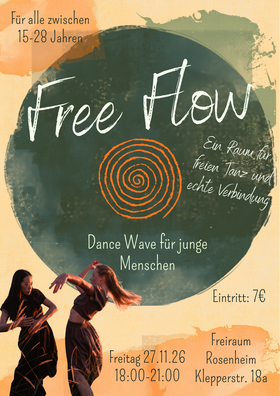 Free Flow Dance Flyer