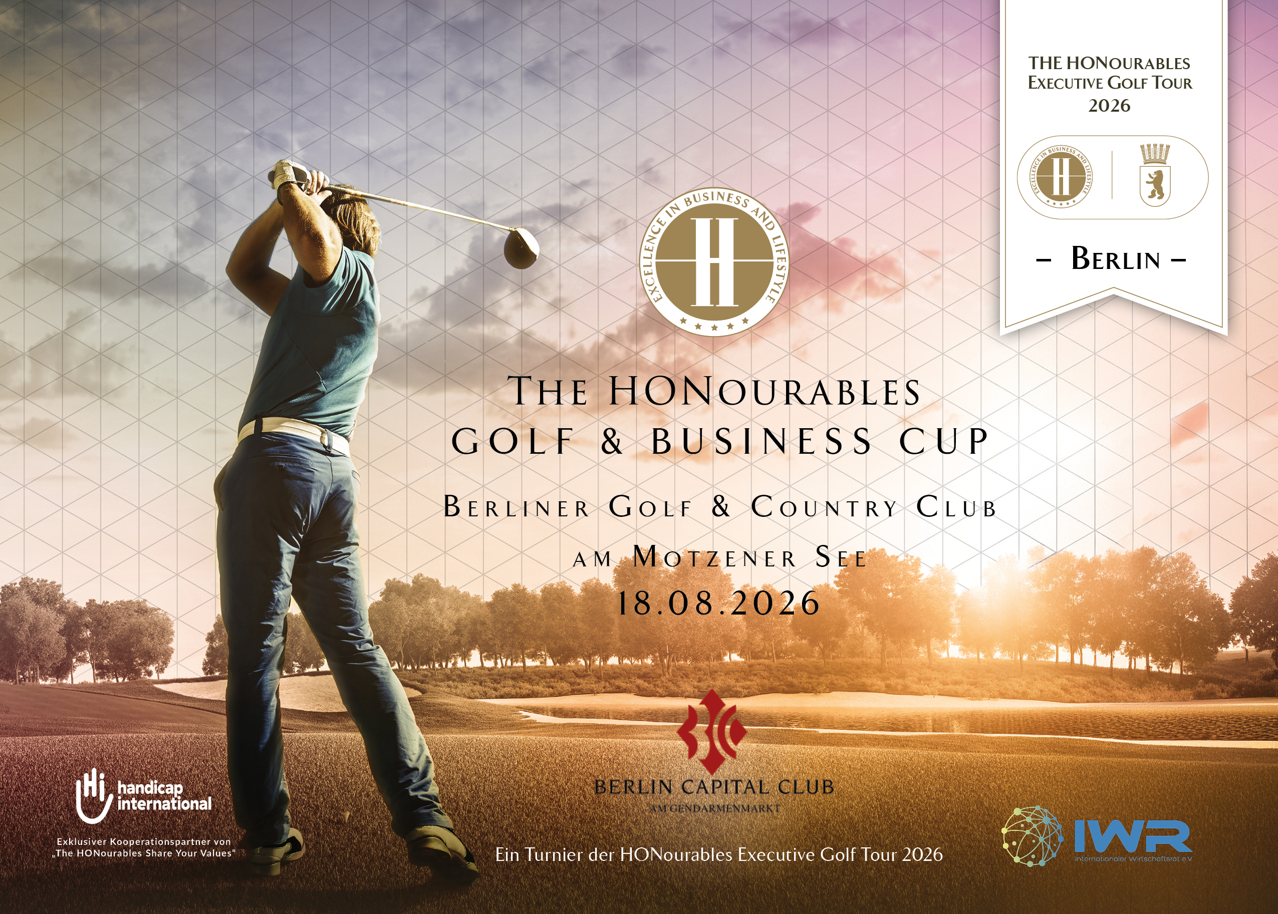 THE HONOURABLES & IWR GOLF & BUSINESS CUP EXECUTIVE TOUR 2026-Berlin