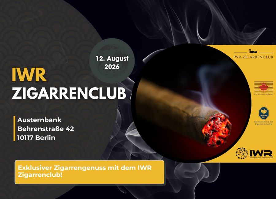 IWR SUMMER-ZIGARRENCLUB- Genuss an der Austernbank Berlin 2025 ( Clubmitglieder) 