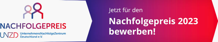 Jetzt für den Nachfolgepreis 2023 bewerben!