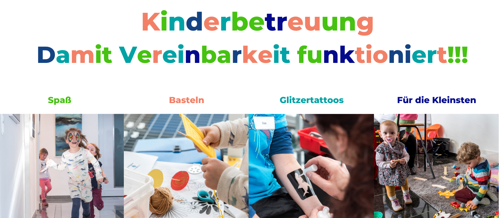 Kinderbetreuung auf der B2B Messe