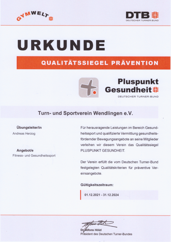 Gütesiegel Prävention Gütesiegel Prävention